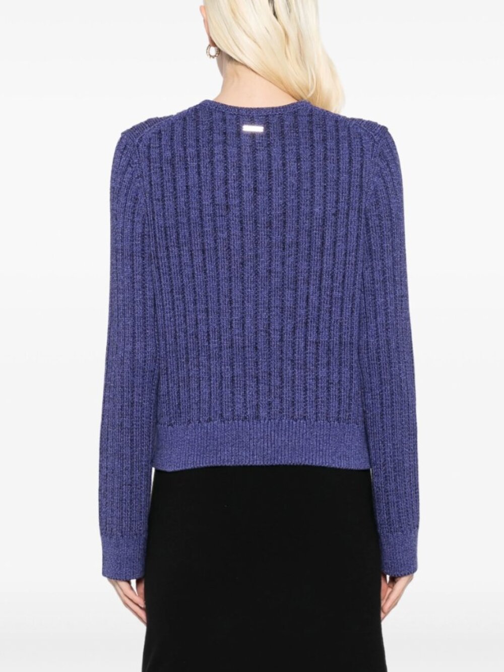 JW ANDERSON Purple Ribbed Knit Cardigan Small - Picture 5 of 8